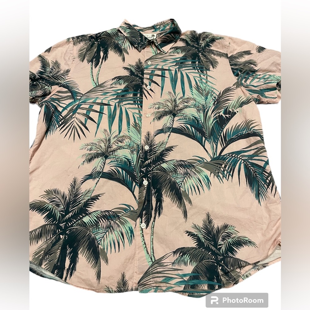 Bonobos Button Up SS Shirt for Men XXL/2XL 100%Cotton White Slim Fit